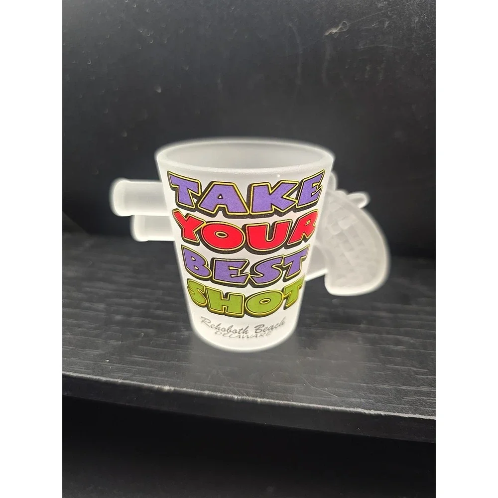 shotglass Take Your Best Shot Gun‎ Shotglass